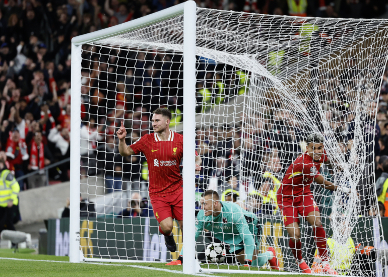 Mac Allister scorer mod Bologna på Anfield